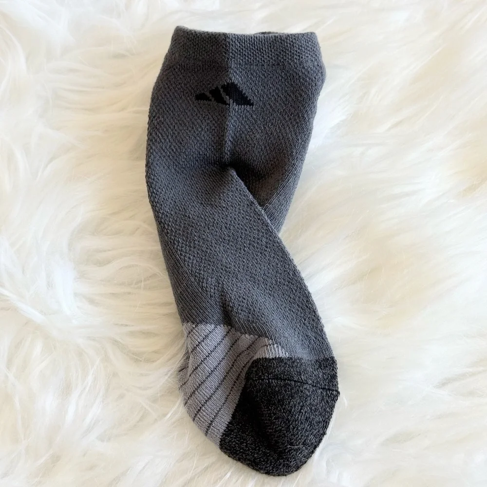 Adidas | Four Pairs of Crew Socks, 3 Gray and 1 Black Unknown Size Brand New